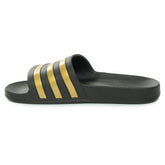 Ciabatta Uomo Adidas Adilette Aqua Nero Oro | NonSoloSport