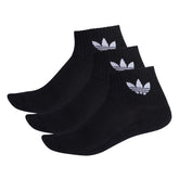 adidas Calze Mid Ankle 3 Paia Nero Bianco | NonSoloSport
