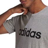 Adidas T-Shirt Linear Uomo Grigio | NonSoloSport