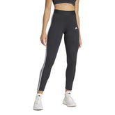 adidas Leggings Loungewear Essentials 3-Stripes Donna Nero | NonSoloSport