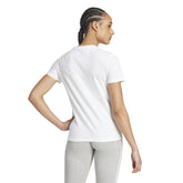 T-Shirt Donna adidas Essential Linear Slim Bianco | NonSoloSport