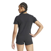 T-Shirt Donna adidas Essential Linear Slim Nero | NonSoloSport