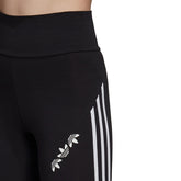 adidas Leggings Tight Adicolor Sliced Trefoil High-Waisted Donna Nero | NonSoloSport