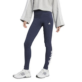 adidas Leggings Essentials Vita Alta Logo Donna Blu | NonSoloSport