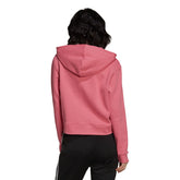 adidas Felpa Cropped Trefoil Fringe Embroidery Donna Rosa | NonSoloSport