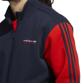 adidas Giacca SPRT Firebird Fleece Uomo Blu Rosso | NonSoloSport