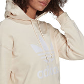 Adidas Felpa Adicolor Trefoil Donna Beige | NonSoloSport