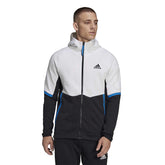 adidas Felpa Designed for Gameday Uomo Bianco Nero | NonSoloSport