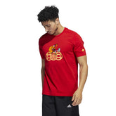 Adidas T-Shirt Posting Up Uomo Rosso | NonSoloSport