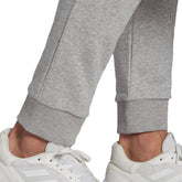 Adidas Jogger Logo Ricamo Uomo Grigio | NonSoloSport