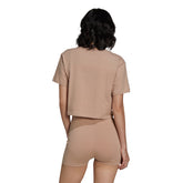 adidas T-Shirt 2000 Luxe Cropped Donna Beige | NonSoloSport