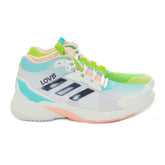Scarpa da Volley Donna Adidas Crazyflight 6 Mid Indoor Bianco Azzurro Verde | NonSoloSport