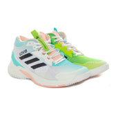 Scarpa da Volley Donna Adidas Crazyflight 6 Mid Indoor Bianco Azzurro Verde | NonSoloSport