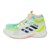 Scarpa da Volley Donna Adidas Crazyflight 6 Mid Indoor Bianco Azzurro Verde | NonSoloSport