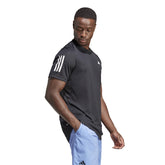 T-Shirt Uomo adidas Club 3 Stripes Nero | NonSoloSport