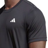 T-Shirt Uomo adidas Club 3 Stripes Nero | NonSoloSport