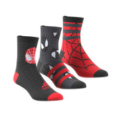 adidas Calze Spiderman 3 paia Bambino Nero Rosso | NonSoloSport