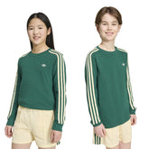 Maglia Ragazzo Adidas 3 Stripes Verde Beige | NonSoloSport