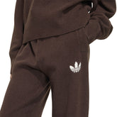 Pantalone Donna Adidas Essential Knit Marrone | NonSoloSport