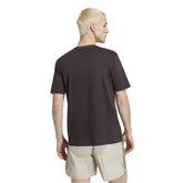 T-Shirt Uomo Adidas Trefoil Monogram Marrone | NonSoloSport