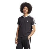 adidas T-Shirt adicolor Classics 3 Stripes Uomo Nero | NonSoloSport