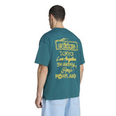 T-Shirt Uomo Adidas Powder Tongue Verde Acqua | NonSoloSport