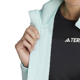 adidas Giacca Terrex Multi Light Fleece Full-Zip Donna Azzurro Acqua | NonSoloSport