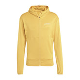 adidas Giacca Terrex Xperior Light Fleece Hooded Uomo Giallo | NonSoloSport
