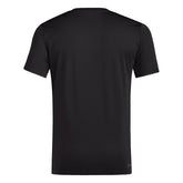adidas T-Shirt Train Essentials 3 Stripes Uomo Nero | NonSoloSport