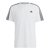 adidas T-Shirt Train Essentials 3 Stripes Uomo Bianco | NonSoloSport