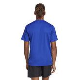 adidas T-Shirt Train Essentials 3 Stripes Uomo Blu | NonSoloSport