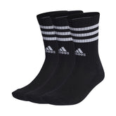 adidas Calze 3 Stripes Cushioned 3 Paia Nero | NonSoloSport