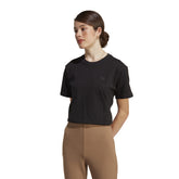T-Shirt Donna adidas Essential Donna Nero | NonSoloSport