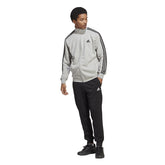 Adidas Tuta 3 Stripes Uomo Grigio Nero | NonSoloSport