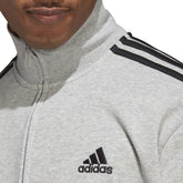Adidas Tuta 3 Stripes Uomo Grigio Nero | NonSoloSport