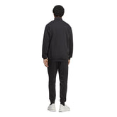 Tuta Uomo adidas French Terry Full Zip 3Stripes Nero | NonSoloSport