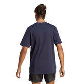 Adidas T-Shirt Big Logo Essentials Uomo Blu Navy | NonSoloSport