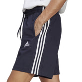 Adidas Short Hjs 3 Stripes Essentials Uomo Navy Blu | NonSoloSport