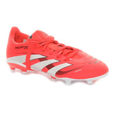 Scarpa da Calcio Bambino Adidas Predator League Fold Over Tongue Firm Ground Rosso Bianco | NonSoloSport