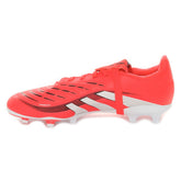 Scarpa da Calcio Bambino Adidas Predator League Fold Over Tongue Firm Ground Rosso Bianco | NonSoloSport