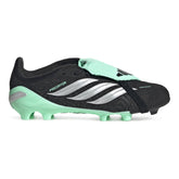 Scarpa da Calcio Ragazzo Adidas Predator Elite Fold-Over Tongue Terreni Compatti Nero Verde Menta | NonSoloSport