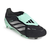 Scarpa da Calcio Ragazzo Adidas Predator Elite Fold-Over Tongue Terreni Compatti Nero Verde Menta | NonSoloSport