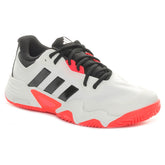 Scarpa da Tennis Uomo Adidas Solematch Control Bianco Nero | NonSoloSport