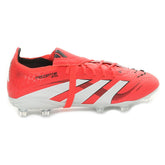 Scarpa da Calcio Bambino adidas Predator Elite Fold Over Tongue Firm Ground Rosso Bianco | NonSoloSport