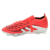 Scarpa da Calcio Bambino adidas Predator Elite Fold Over Tongue Firm Ground Rosso Bianco | NonSoloSport