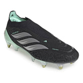 Scarpa da Calcio Uomo Adidas Predator Elite Laceless Terreni Morbidi Nero Verde Menta | NonSoloSport