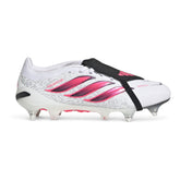 Scarpa da Calcio Uomo Adidas Predator Pro Fold-Over Tongue Terreni Morbidi Bianco Rosa Nero | NonSoloSport