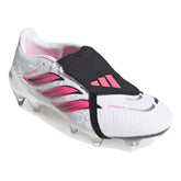 Scarpa da Calcio Uomo Adidas Predator Pro Fold-Over Tongue Terreni Morbidi Bianco Rosa Nero | NonSoloSport
