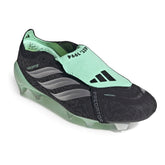 Scarpa da Calcio Uomo Adidas Predator Elite Fold-Over Tongue Terreni Compatti Nero Verde Menta | NonSoloSport