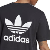 T-Shirt Uomo Adidas Trefoil Back+Front Trefoil Box Nero | NonSoloSport